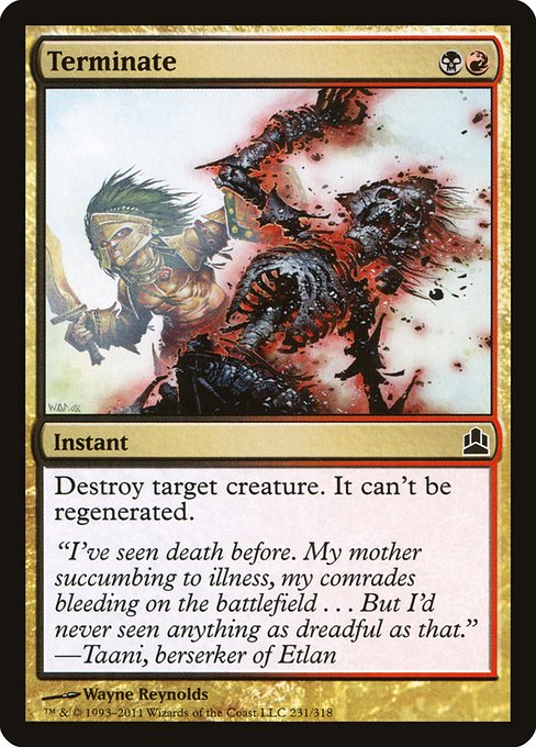 Terminate - Commander - #231