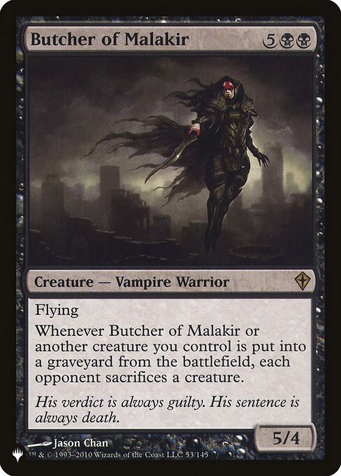 Butcher of Malakir - The List Reprints - #WWK-53