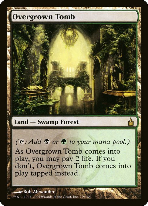 Overgrown Tomb - Ravnica: City of Guilds - #279