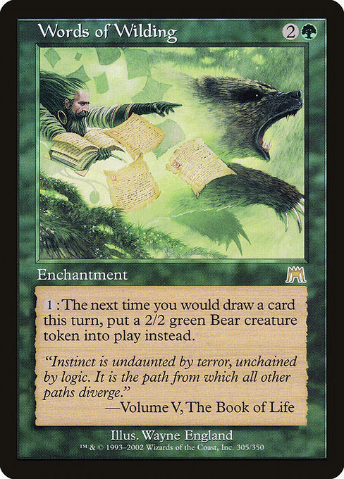Words of Wilding - Onslaught - #305