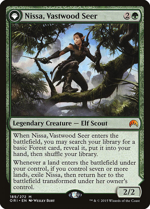 Nissa, Vastwood Seer - Magic Origins - #189