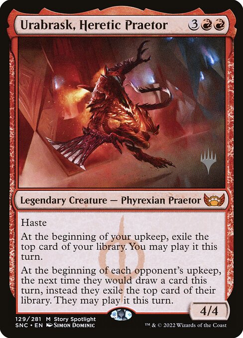 Urabrask, Heretic Praetor - Promo Pack: Streets of New Capenna - #129p